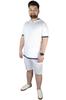 Men's Plus Size Plus Size Shorts & Bermuda Mode Xl Men's Capri Suprem Sweep Check White