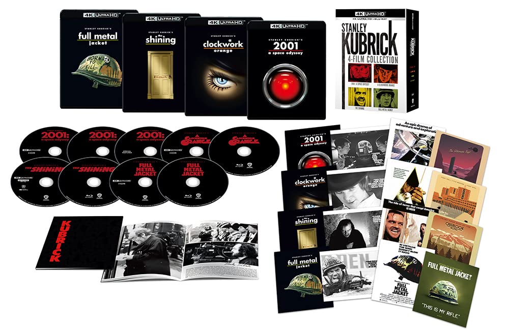 

Press Stanley Kubrick Collection ULTRA HD ULTRA HD (First Edition) 4-Film (4K & Blu-ray Set) (9 Discs) [4K + Blu-ray]
