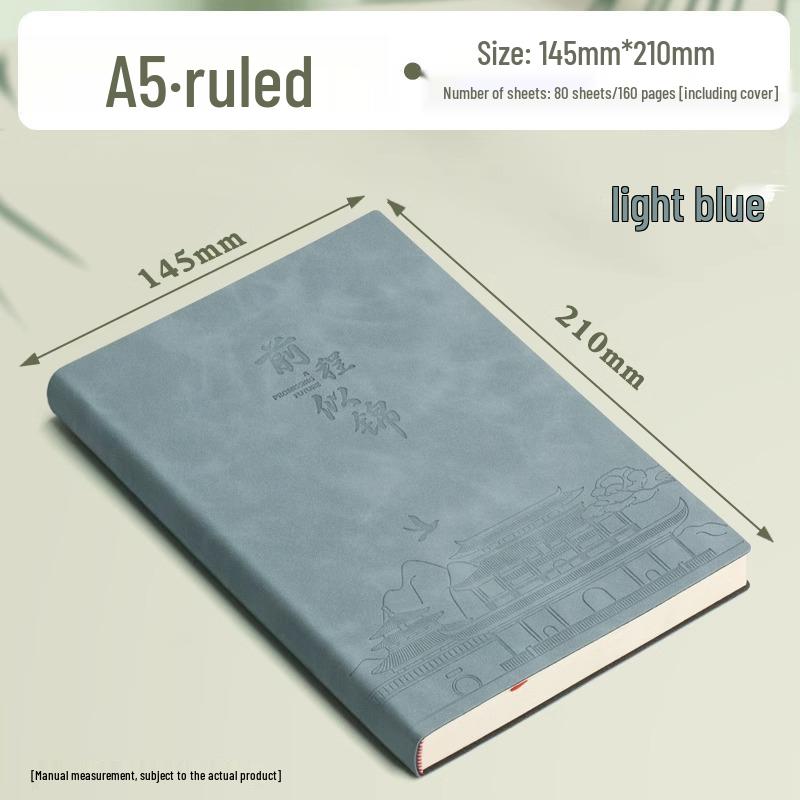 

Деловой блокнот из ПУ-кожи с тиснением золотой фольгой Новый год 2025 , элегантный и дорогой стиль