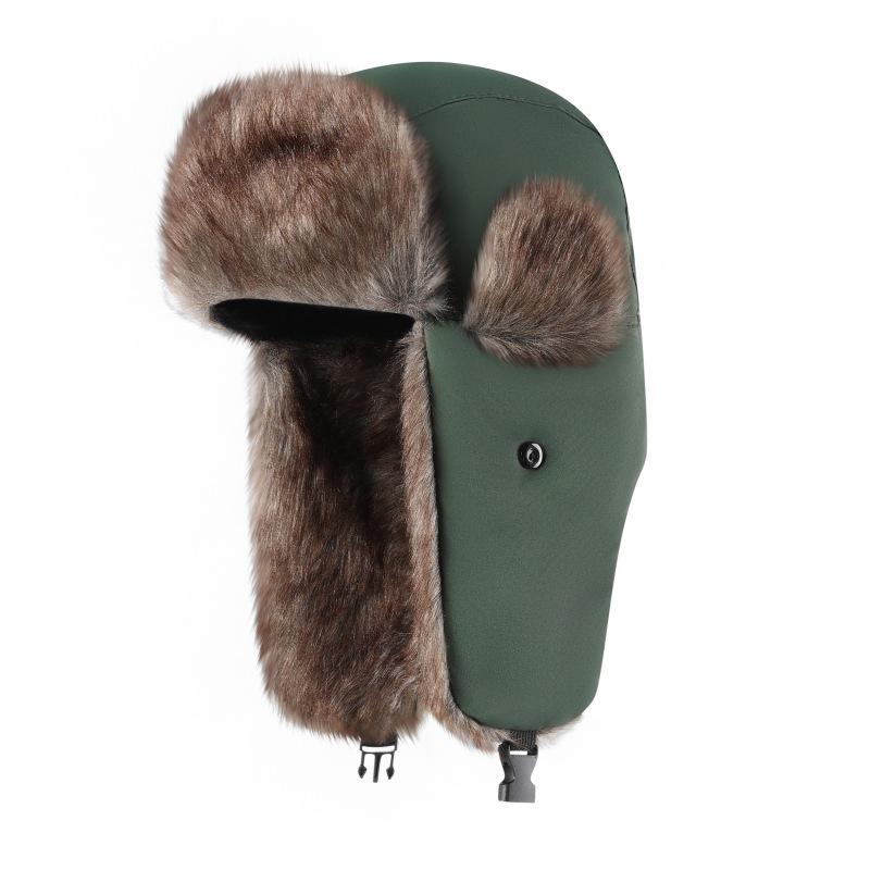 Large Supply of Waterproof Cloth Lei Feng Hat Outdoor Ear Protection Hat Ski Hat Snow Hat Winter Hat Good Source