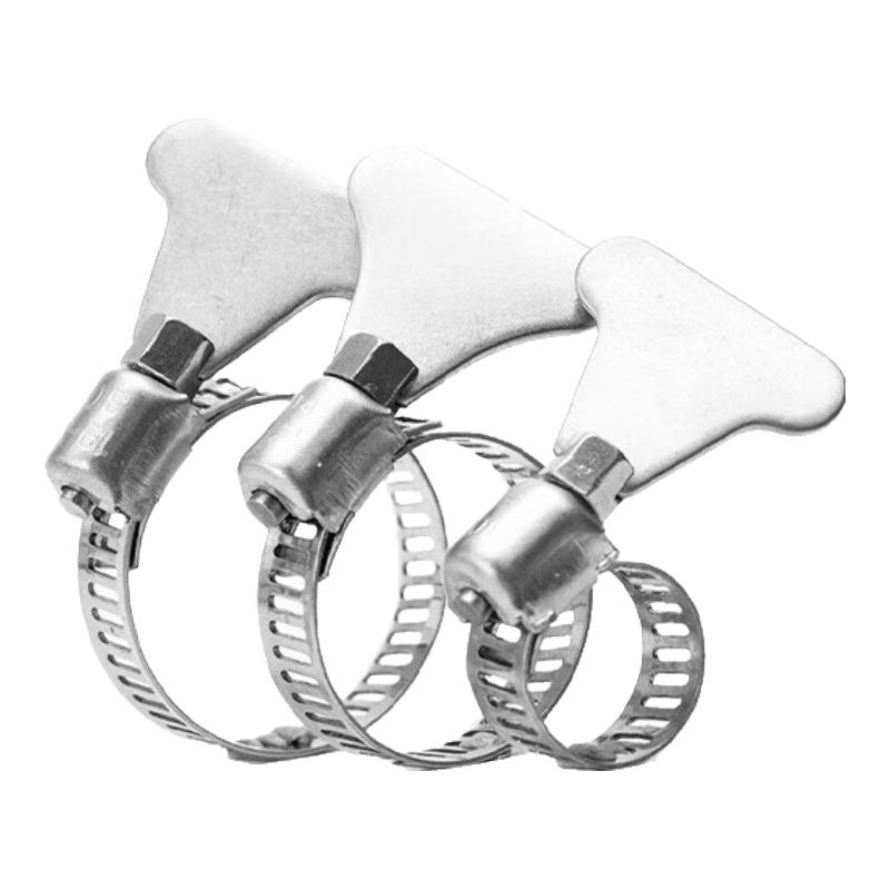 WENSTAIN WSX82 304 Stainless Steel Hose Clamp with Handle 10-16mm (8mm Band)