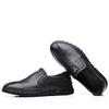 Casual leather shoes men's new British style 2025 texture trend soft leather one-pedal leather shoes