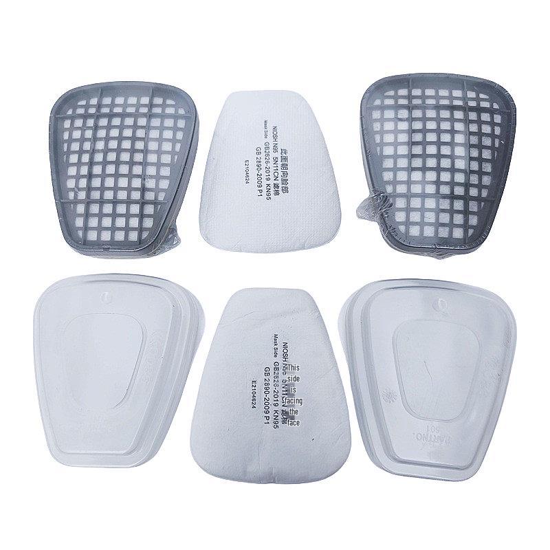 EU Certified 6200 Protective Respirator Mask for Dust, Smoke, Chemical, Firefighting & Industrial Use