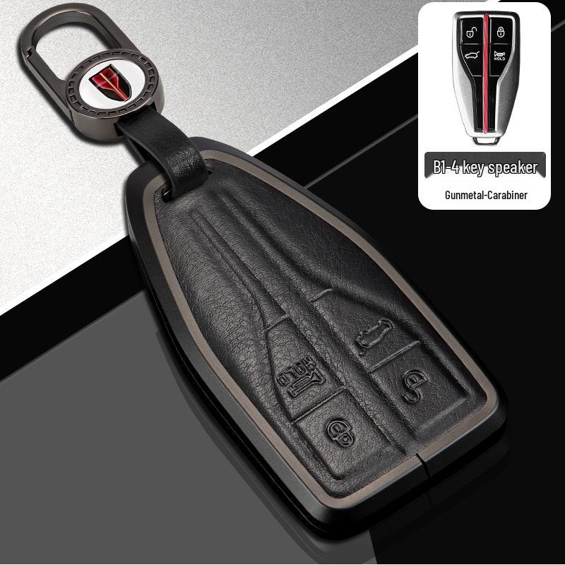 Premium Biao Che Zu Hongqi H5/HS7 Key Case for Men & Women – Full-Cover Protective Bag