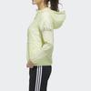 Adidas Windbreaker With Back Signature Women Outerwear Bright-Yellow Fluorescent FT2885