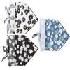 Dog Triangle Scarf Handkerchiefs Washable Cotton Dog Headband with Daisy Pattern
