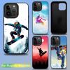 Skiing Snow Snowboard Ski Phone Case  For IPhone 16 15 14 13 12 11 Pro Mini Max Soft Magnetic Cover