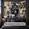 Custom Name Text Tapestry,Sex Pistols Decorative Wall Hanging, Background Tapestry For Home Bedroom