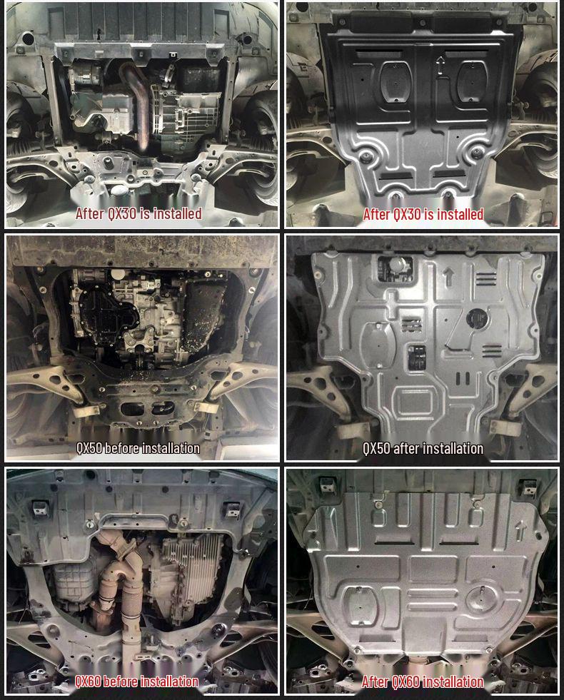 Infiniti QX30/QX50/Q50L/JX35/Q60/QX60/Q70L Engine Shield