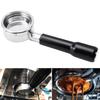 58MM Stainless Steel Double Ear Coffee Machine Handle Bottomless Filter Portafilter Universal E61 Espresso Coffee Tools