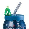 400ml Weihnachtstasse mit Saugrohr, Dekorative Kaffee-Milch-Tee-Tassen, Tasse in Baumform,