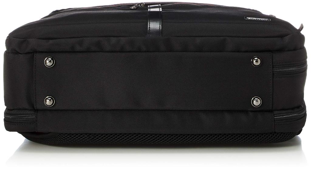 Hideo Wakamatsu Louver 3-Way Large Business Bag