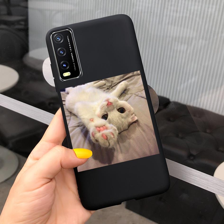 For Vivo Y20 Y20i 2021 Case Silicone Fashion Daisy Sunflower Floral Soft Phone Cover For Vivo V2029 V2027 V2032 Y 20 Y 20i Coque