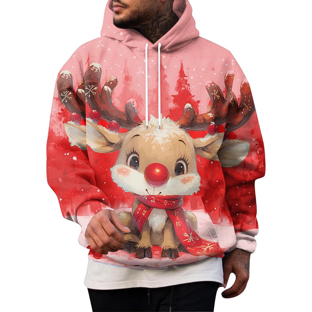 Men's Sports Leisure Long Sleeves With Pocket Hooded Hood Hoodie