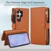 Detachable Crossbody Card Wallet Case for Samsung Galaxy S26 Ultra S25 Edge S24 Fe S23 Plus S22 A36 A56 A17 A26 Leather Cover
