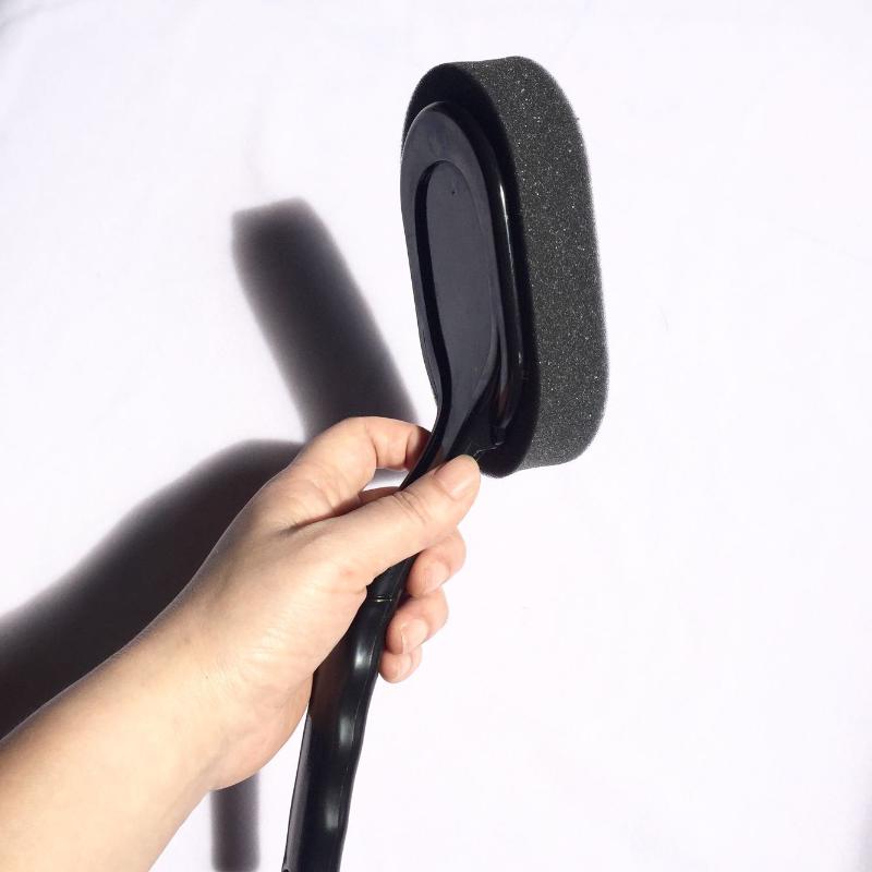 Car Tire Wheel Polishing Sponge Brush Long Handle Interior Brush Waxing Tire Hub Cleaning Sponge Brush Cleaning Car Accessories