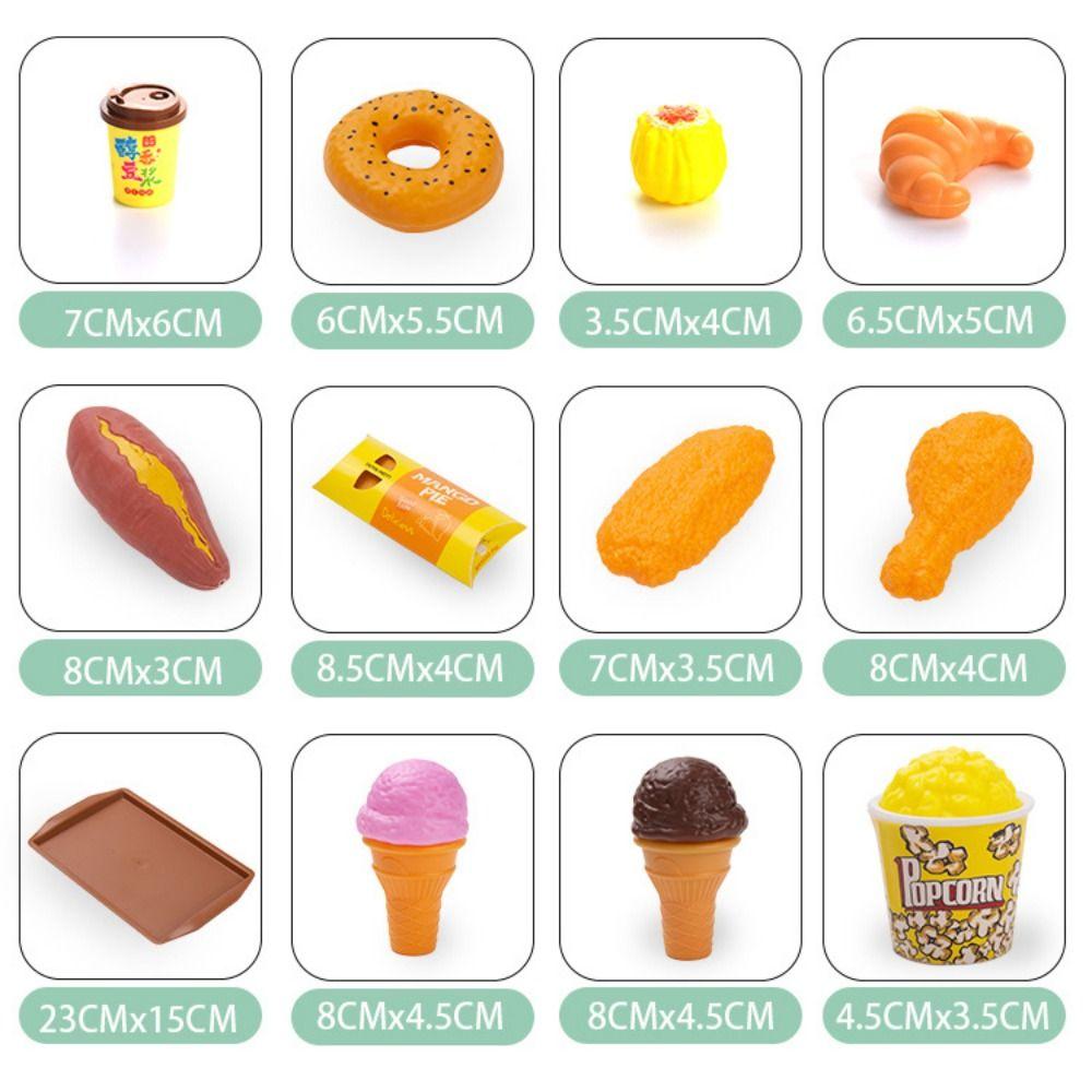 22/31/44/84PCS Miniature Steamer Buns Simulation Kitchen Toy Multicolor Chinese Breakfast Toy  Gift
