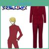 Costume Cosplay One Piece Sanji Abito Rosso Per Uomo