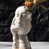 Flowerpot Moulds Vase Molds Portrait Shape Flowerpot Molds Epoxy Resin Mold Pen Storage Holder Molds for Crafting