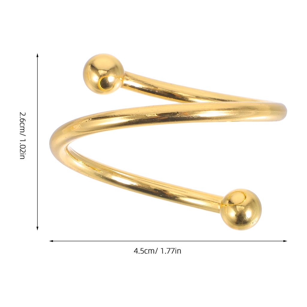 12pcs Metal Napkin Rings Gold Table Setting Decor For Wedding Party Holiday Banquet Fall Christmas Thanksgiving Serviette