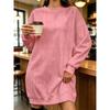 Women's casual fashion long sleeve short skirt