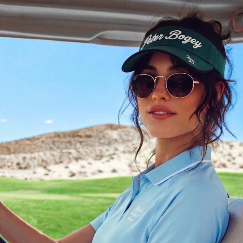 Munsingwear Women Original Penguin Visor Dark Green Mr122pcp22