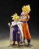 TAMASHII NATIONS Dragon Ball Z Super Saiyan Son Goku Beginning of the Final Approximately 145mm PVC ABS Painted Movable Figure S.H.Figuarts (The