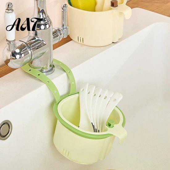 Cesto Coletor de Partículas de Comida Pequenas para Ralo de Cozinha, Design de Esvaziamento Automático, Coletor de Torneira Suspenso, para Limpeza e Drenagem Cesto de Drenagem