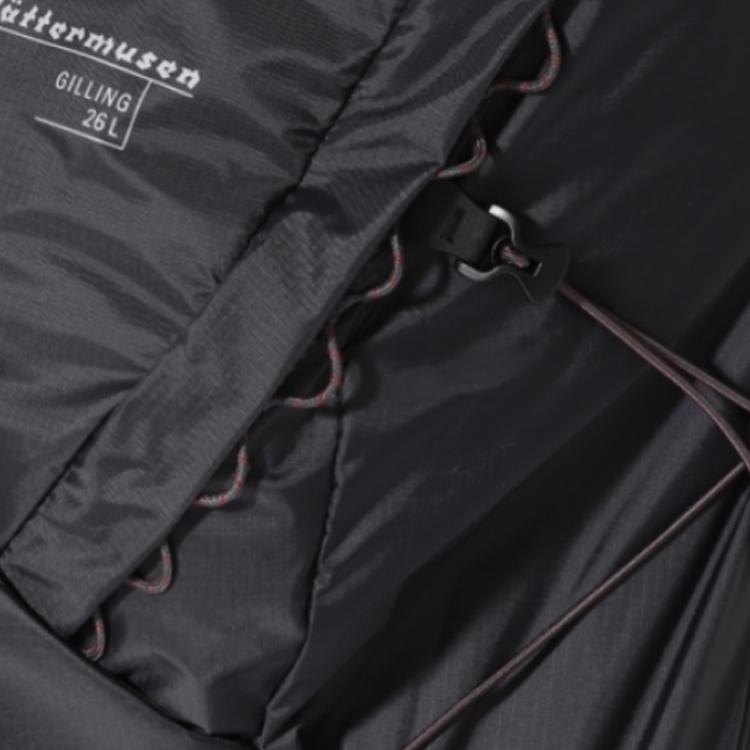 Klättermusen Gilling Fashion Casual Minimalist Hiking Backpack Men backpack Black 10292-961