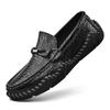 Big Size 38-48 Genuine Leather Moccasins Loafers Lightweight Men Casual Soft Slip On Driving Shoes for Men Fashion Men Shoes