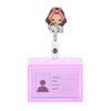 Badge Holder Clip ID Card Aluminum Name Card Holder Retractable Badge ID Badge Holder Nurse Doctor