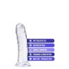 Dildo - B Yours Plus - Transparent - Powerful Suction Cup - Phthalate-free - Realistic