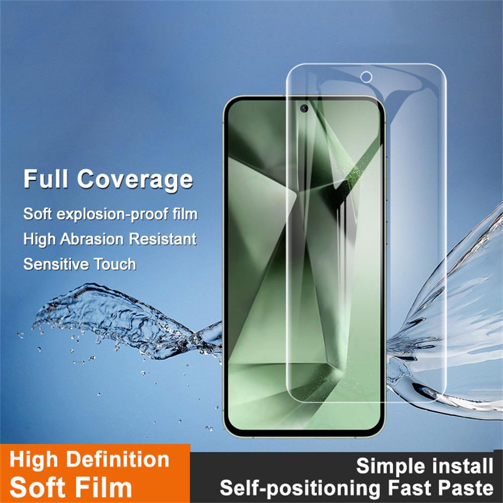 

IMAK Гідрогелева плівка 4-го покоління для Samsung Galaxy S24 FE Захисник екрану на весь екран Ультрапрозора М яка плівка з ТПУ