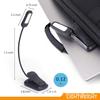 USB Rechargeable LED Clip-On Reading Lamp for Eye Protection