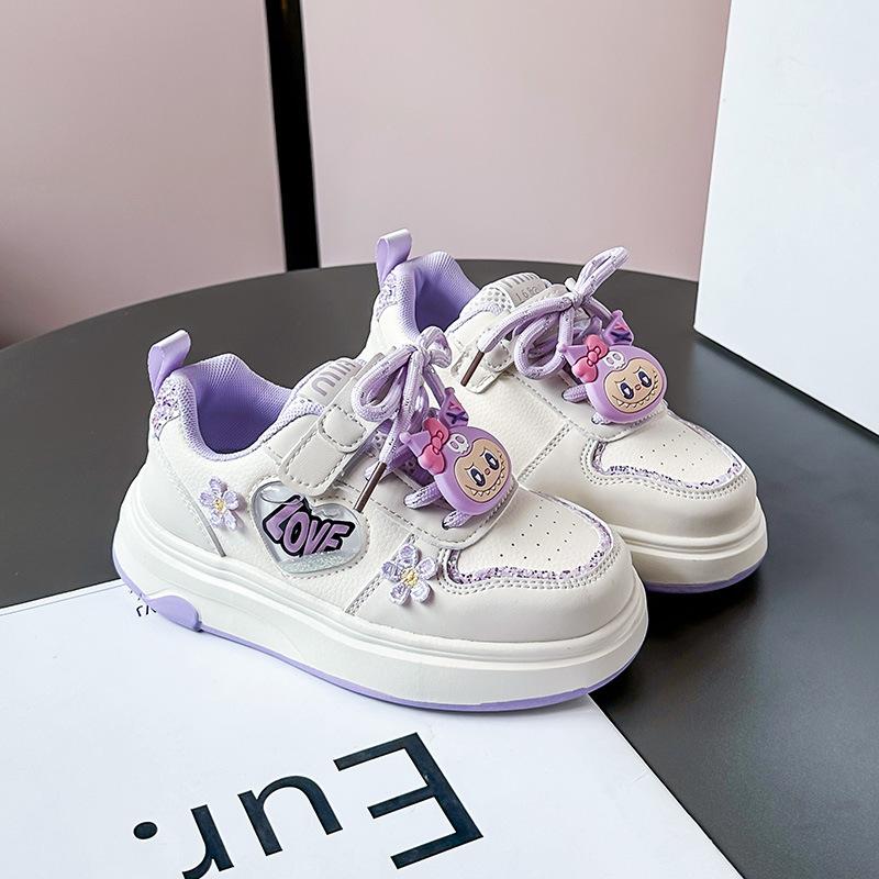 Classmate Girls Board Shoes Spring and Autumn 2025 New Children's Students Little White Sports Shoes Girls Casual Versatile Fashion
