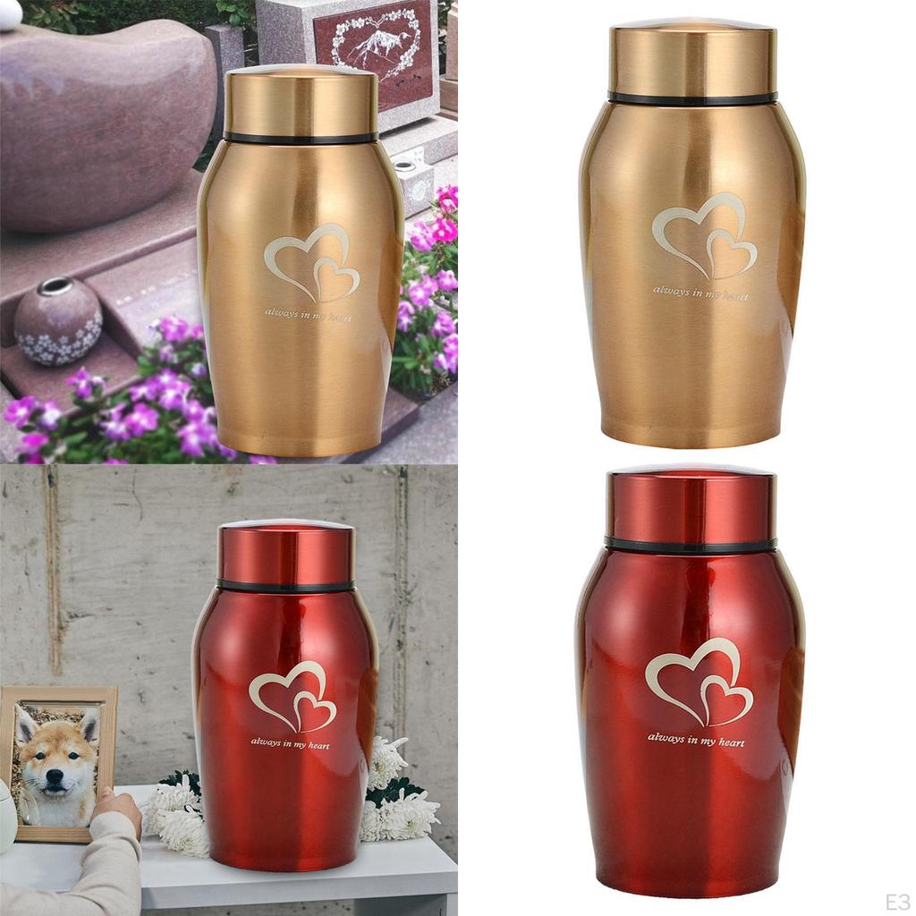 Durable Stainless Steel Pet Urn for Precious Memories of Your Beloved Furry Friend