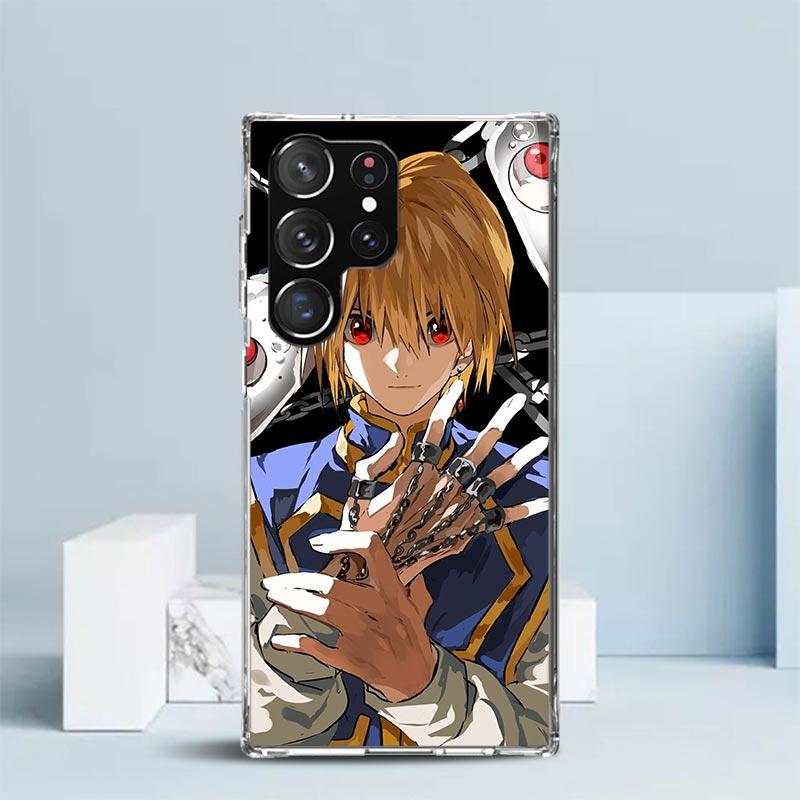 

Huner X-Hunters Kurapika Phone Case For Samsung Galaxy S24 S25 Edge S26 Ultra S22 S23 Plus S21 + S20 FE Soft TPU Back Cover Gala Samsung S24 FE