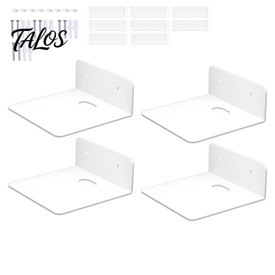 Modern Home Decor Wall Accessories Mounted Floating Shelves Set, Durable Acrylic Ledge Shelves, Space Adhesive for Figures Saving Storage Security