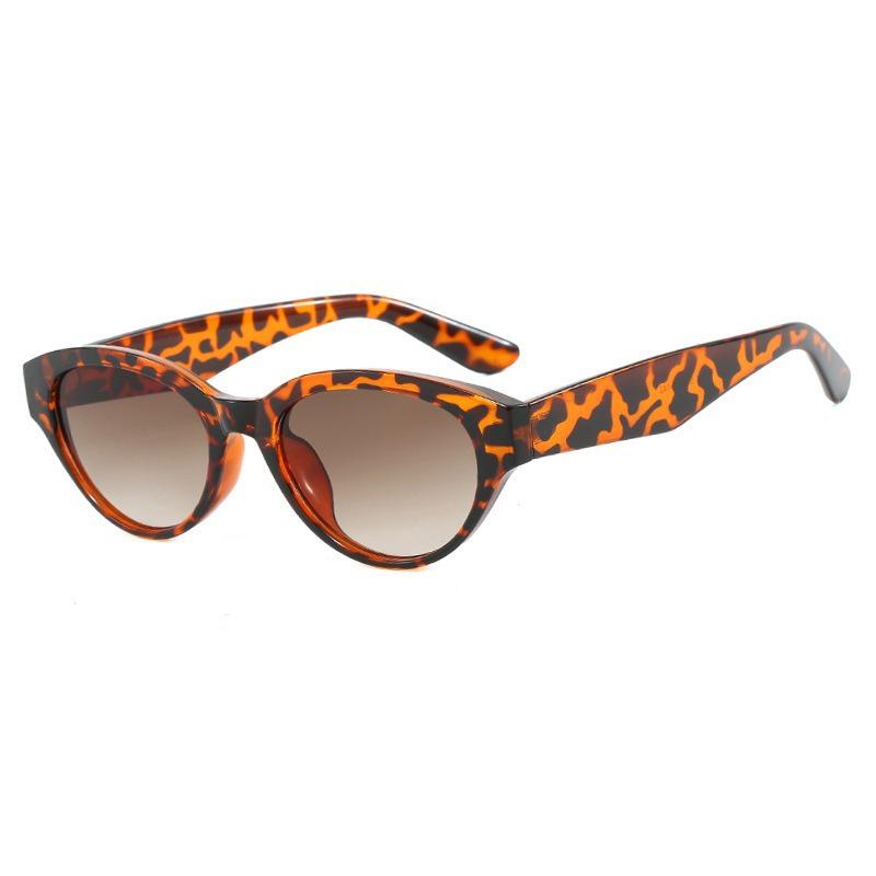 New fashionable cat-eye sunglasses for men and women, sophisticated minimalist casual outdoor versatile European and American UV-blocking sunglasses