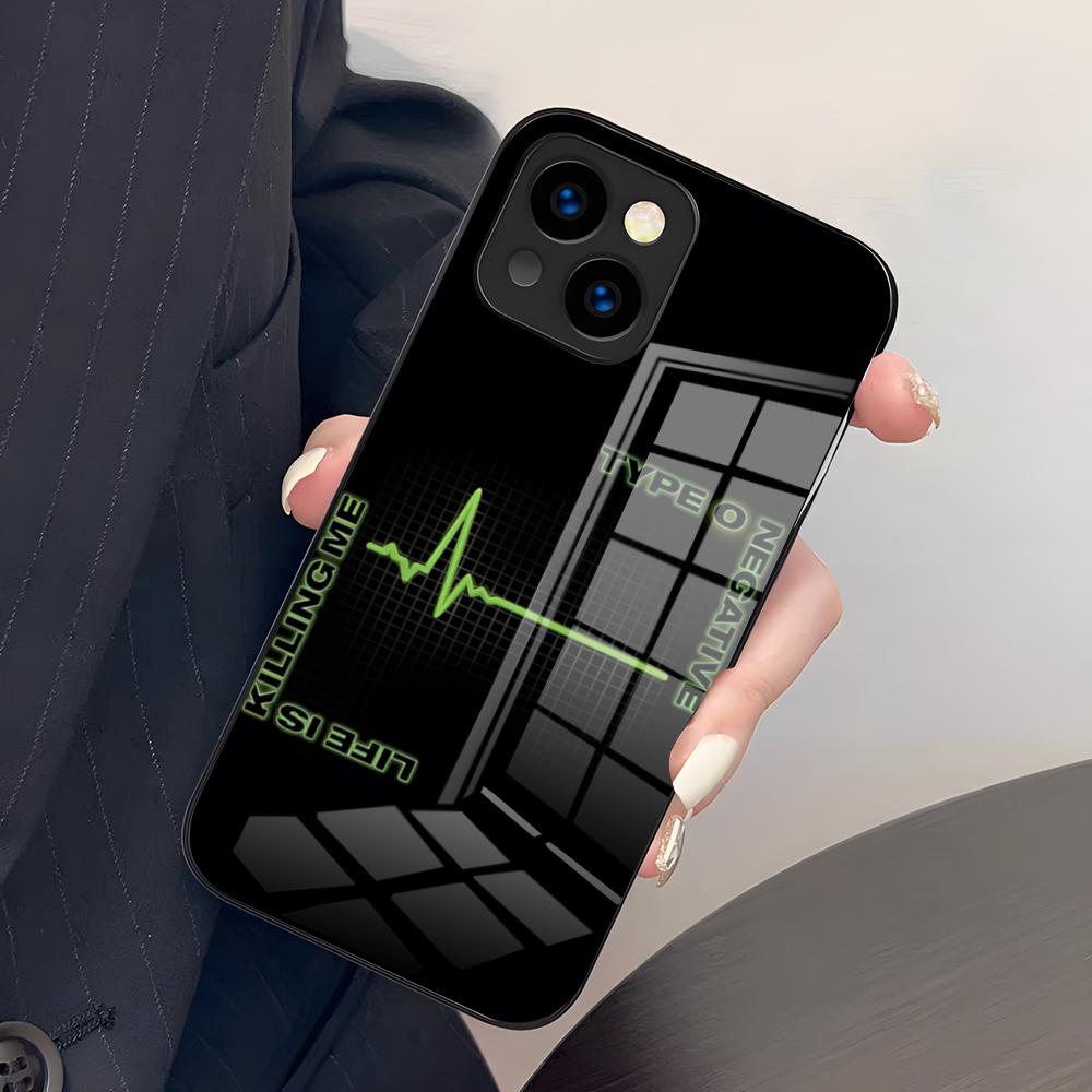 Rock Band Type O Negative Phone Case For IPhone 17 Pro Max 15 Pro 16 14 Plus 12 13 Mini 11 Pro Shockproof Glass Cover
