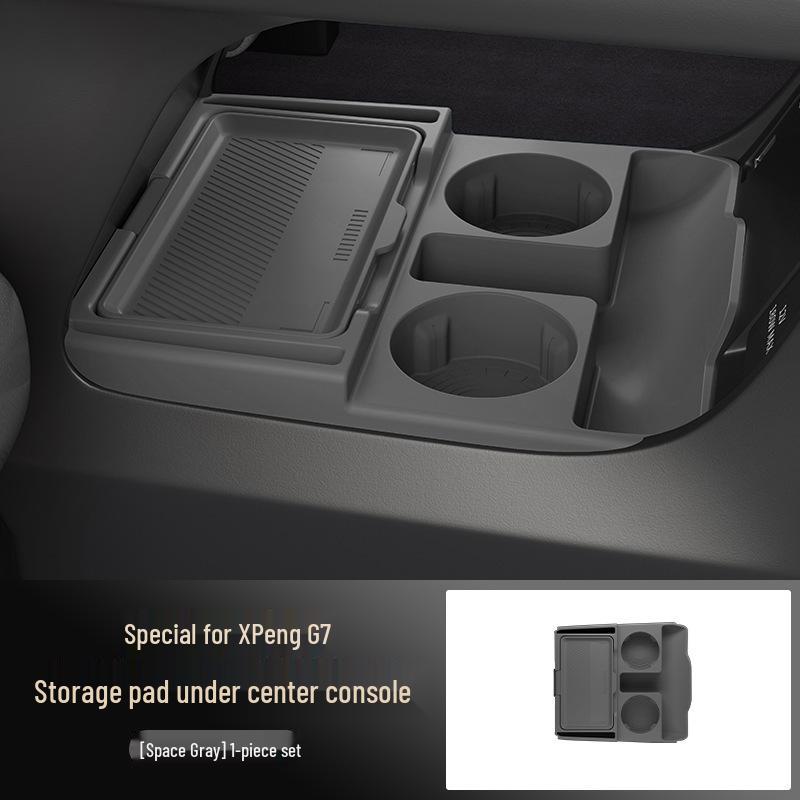XPeng G7 Center Console Silicone Storage Box for Glasses and Accessories - Fits 25 Models