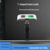 Portable T-shaped Stainless Steel Electronic Handheld Luggage, Courier, and Fishing Crane Scale.