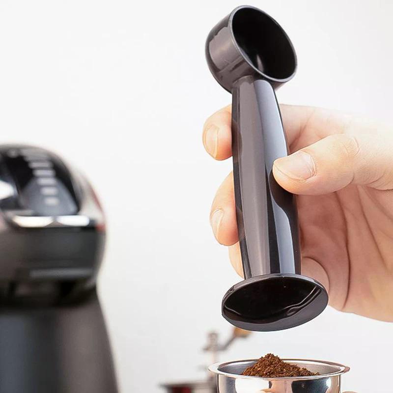 2 In 1 Coffee Spoon 7g Standard Measuring Spoon Dual-use Bean Scoop Powder Press Scoop Coffee Machine Accessories Kitchen Tools