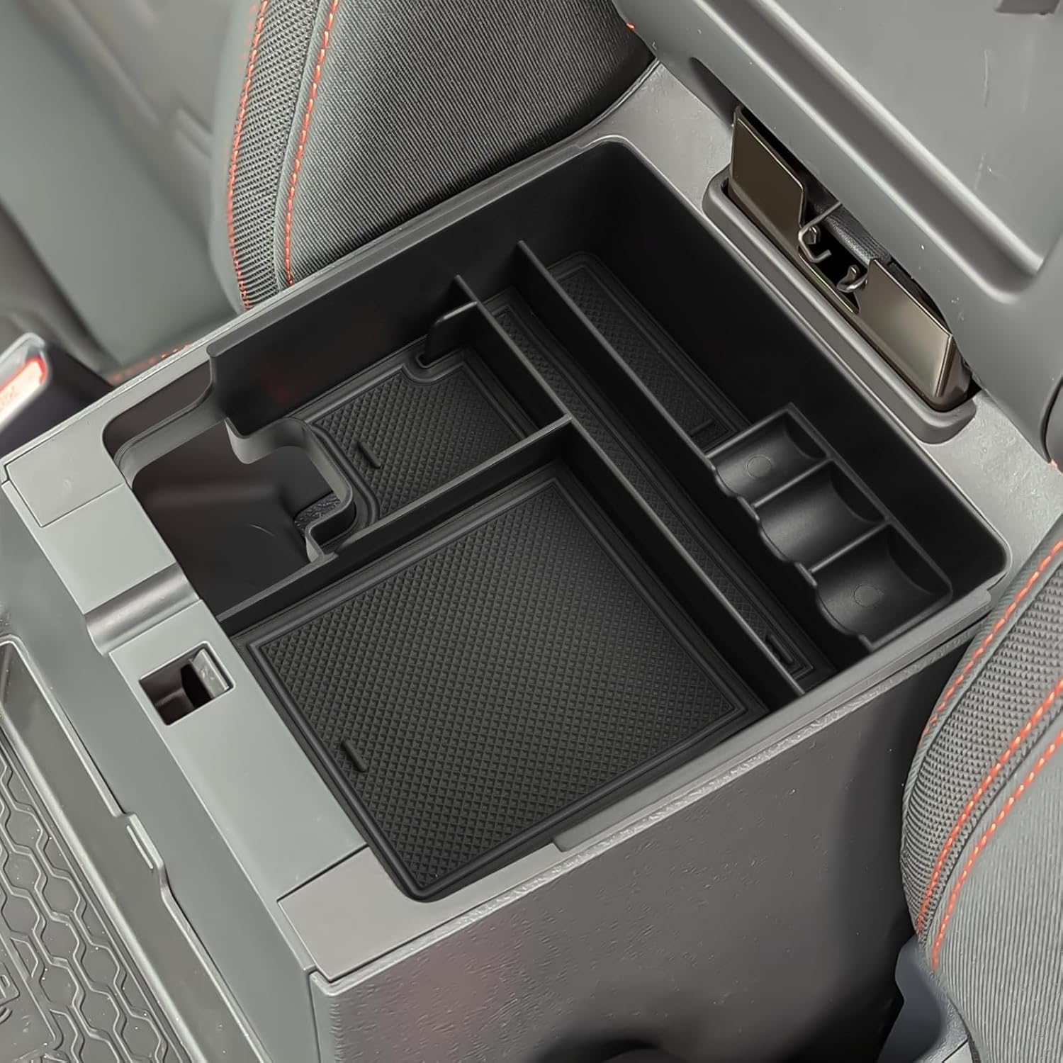 SHAOHAO for 2025 2026 Nissan Frontier Center Console Organizer Tray 2022-2025 2026 Nissan Frontier (S/SV/Pro-X/Pro-4X/SL) Console Tray Frontier 2023 2022-2026 Frontier Black