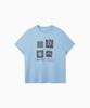 HELLO SUNRISE Sun Stamp Tee_Sky Blue