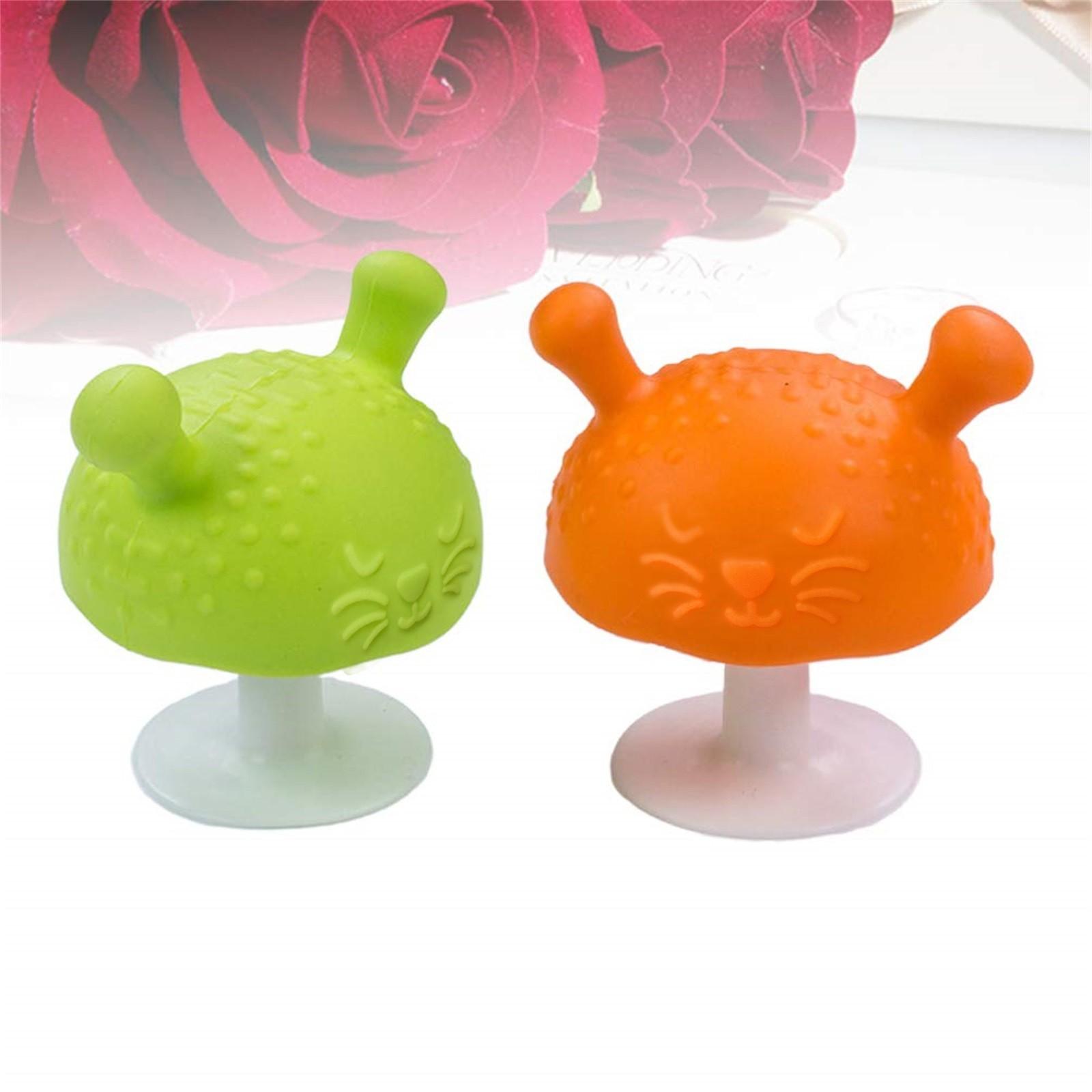 

2шт игрушка-прорезыватель силиконовые детские игрушки для прорезывания зубов детская молярная игрушка для сосания ребенка