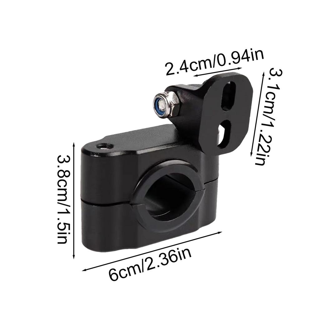 Motorcycle Light Bracket Aluminum Alloy Heavy-Duty Electric Scooter LED Light Mounting Bracket For Night Highway Riding Touring