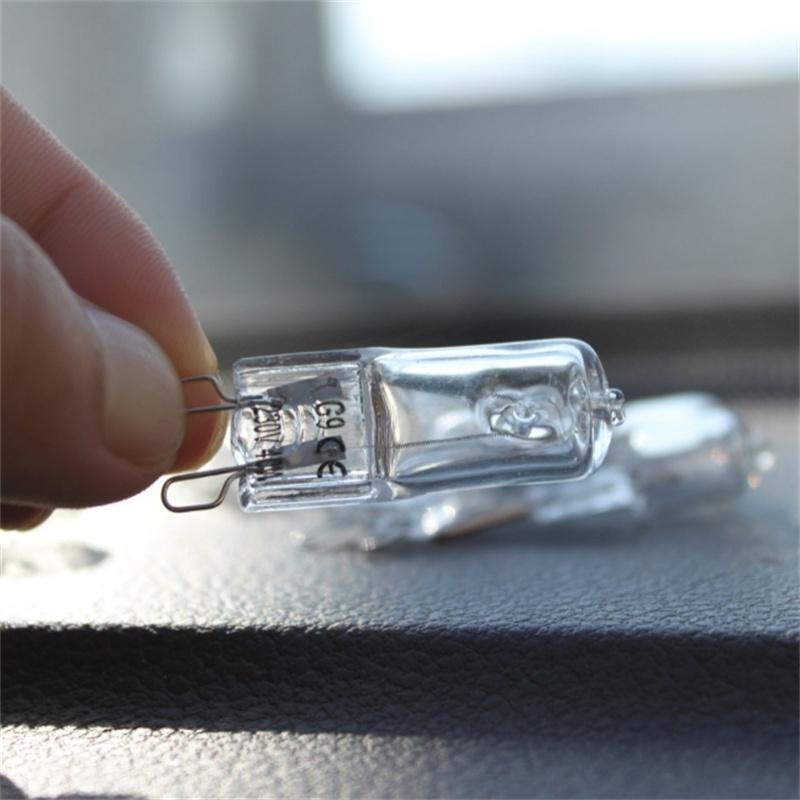 5/10PCS G9  230V Eco Halogen Light Bulbs Capsule LED Lamp Bulbs Inserted Beads Crystal Lamp Halogen Bulb 18W 20W 25W 33W 40W 60W