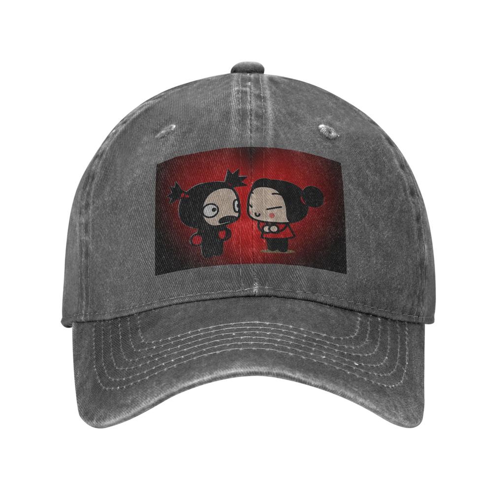 Pucca Denim Cap Casual Baseball Caps Adjustable Hat Summer Unisex Baseball Hats