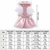 Soft Breathable Fabric Pet Harness Dress Pink Puppy Traction Wear  Street Casual Walk